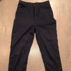 brandy melville navy striped pants